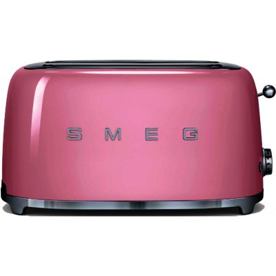 Smeg TSF02PKUK 50s Style 4 Slice Toaster in Pink